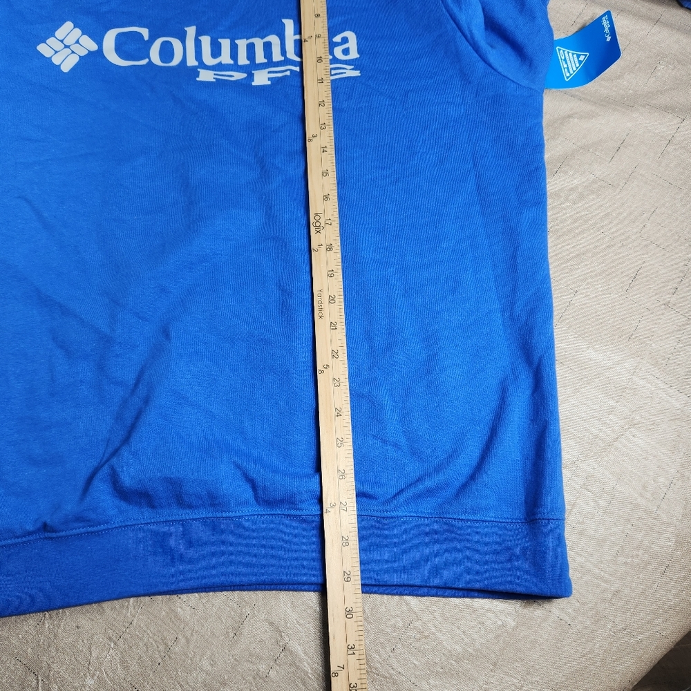 Men's Columbia PFG Sweatshirt  Pullover size XL blue NWT. color may vary due to - Picture 9 of 11